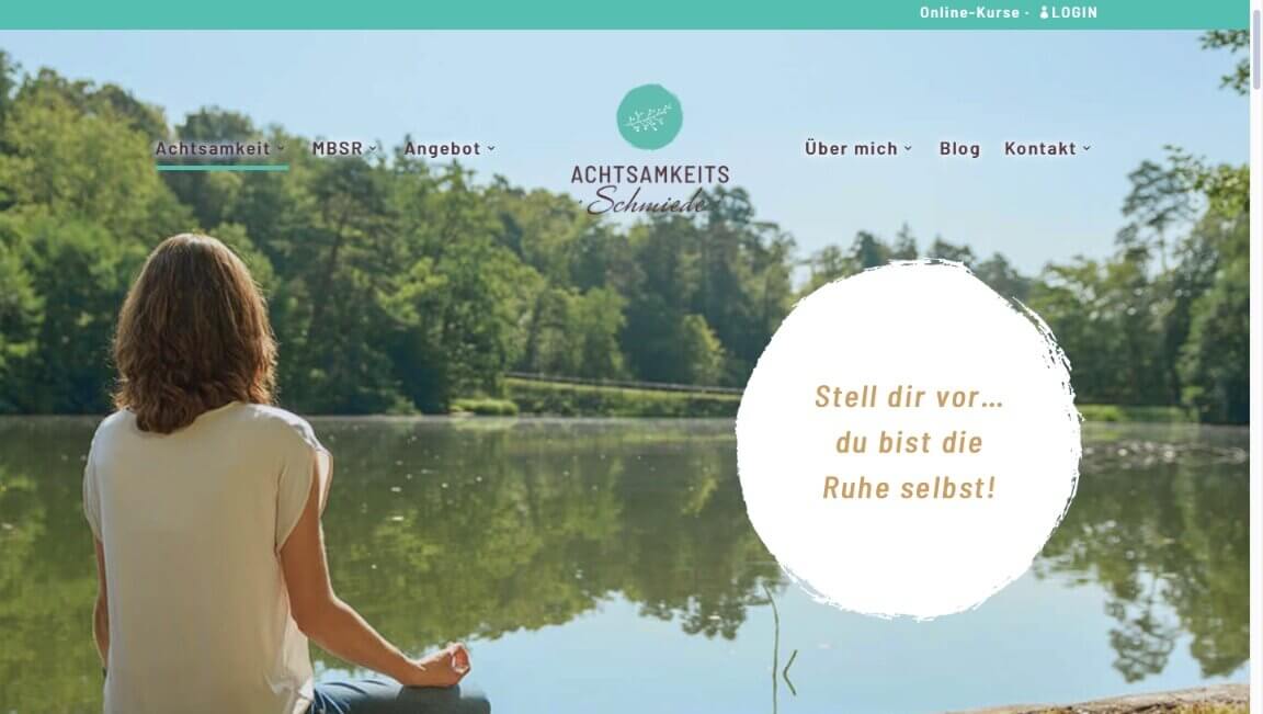Screenshot: www.achtsamkeits-schmiede.de